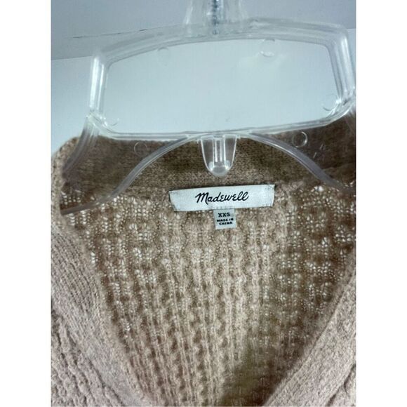 Madewell Alpaca Blend Tan Cardigan Size XXS - Picture 5 of 6